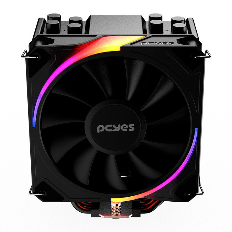 Cooler Para Processador Pcyes Frost Pulse, ARGB, 120mm, Preto, PEFPARGBBV
