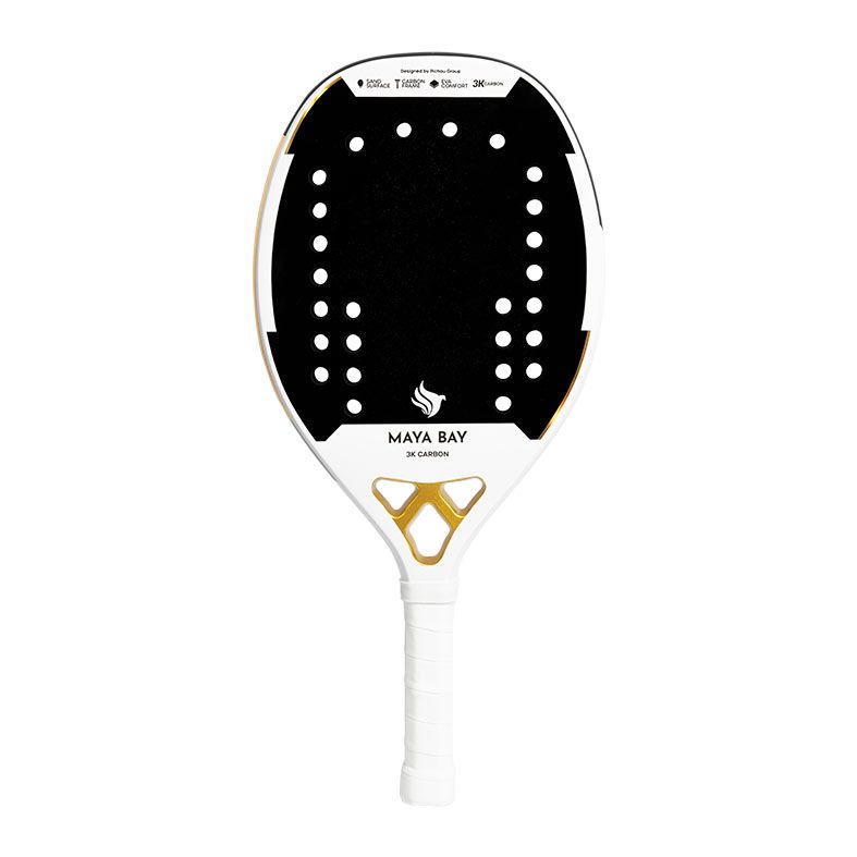 Raquete de Beach Tennis Pichau Maya Bay 3K Carbon 26 Furos, PES-RKT-MAY