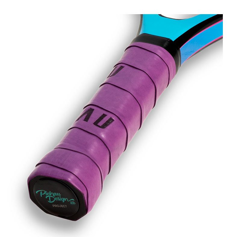 Raquete de Beach Tennis Pichau Midnight Miami Face Fiberglass 26 Furos, PES-RKT-MM