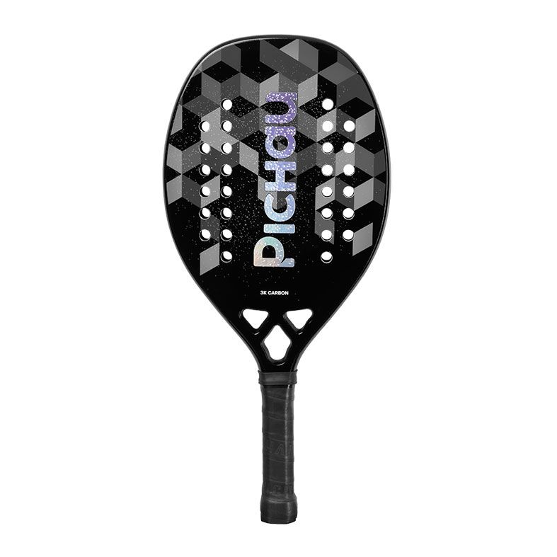 Raquete de Beach Tennis Pichau Nocturne Bay 3K Carbon 28 Furos, PES-RKT-NCT