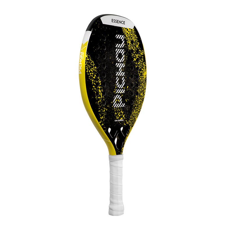 Raquete de Beach Tennis Pichau Golden Cove 18K Carbon 28 Furos, PES-RKT18-GLD