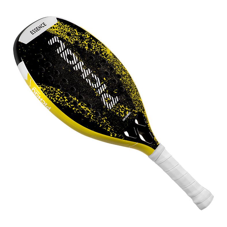 Raquete de Beach Tennis Pichau Golden Cove 18K Carbon 28 Furos, PES-RKT18-GLD