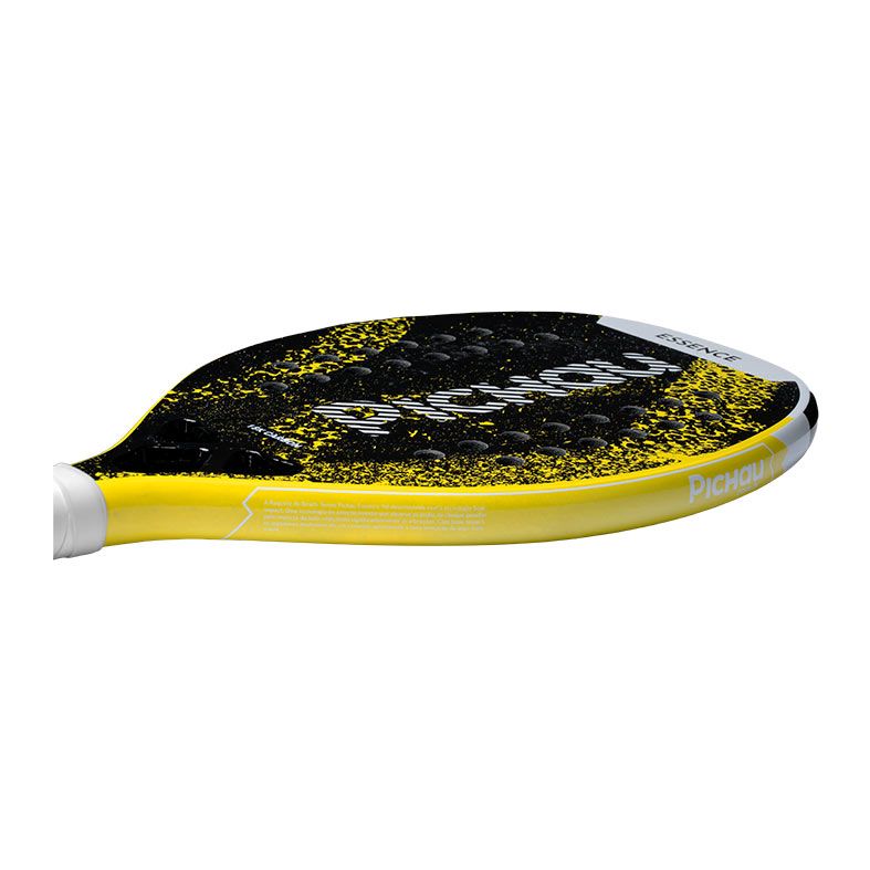 Raquete de Beach Tennis Pichau Golden Cove 18K Carbon 28 Furos, PES-RKT18-GLD