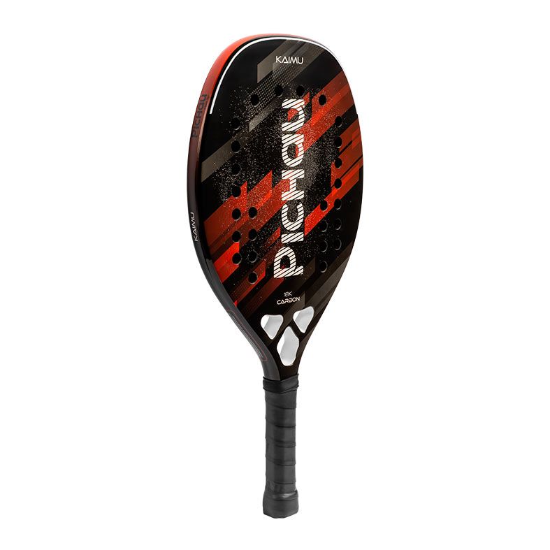 Raquete de Beach Tennis Pichau Kaimu 18K Carbon 26 Furos, PES-RKT18-KAI