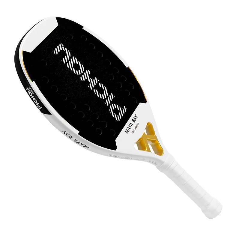 Raquete de Beach Tennis Pichau Maya Bay 18K Carbon 26 Furos, PES-RKT18-MAY