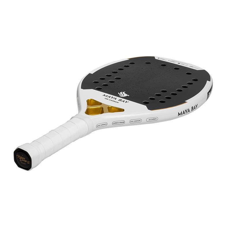 Raquete de Beach Tennis Pichau Maya Bay 18K Carbon 26 Furos, PES-RKT18-MAY