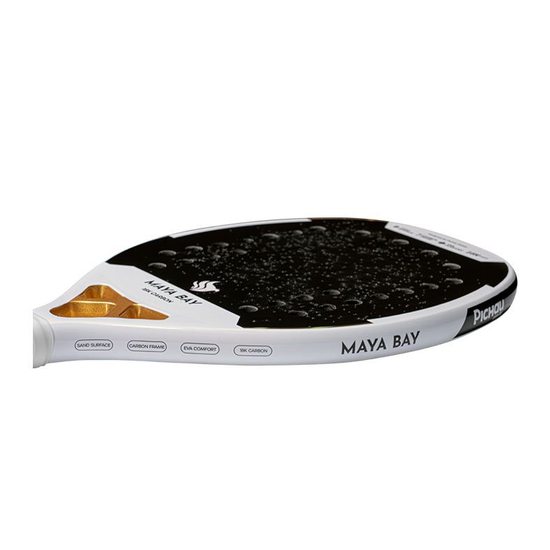 Raquete de Beach Tennis Pichau Maya Bay 18K Carbon 26 Furos, PES-RKT18-MAY