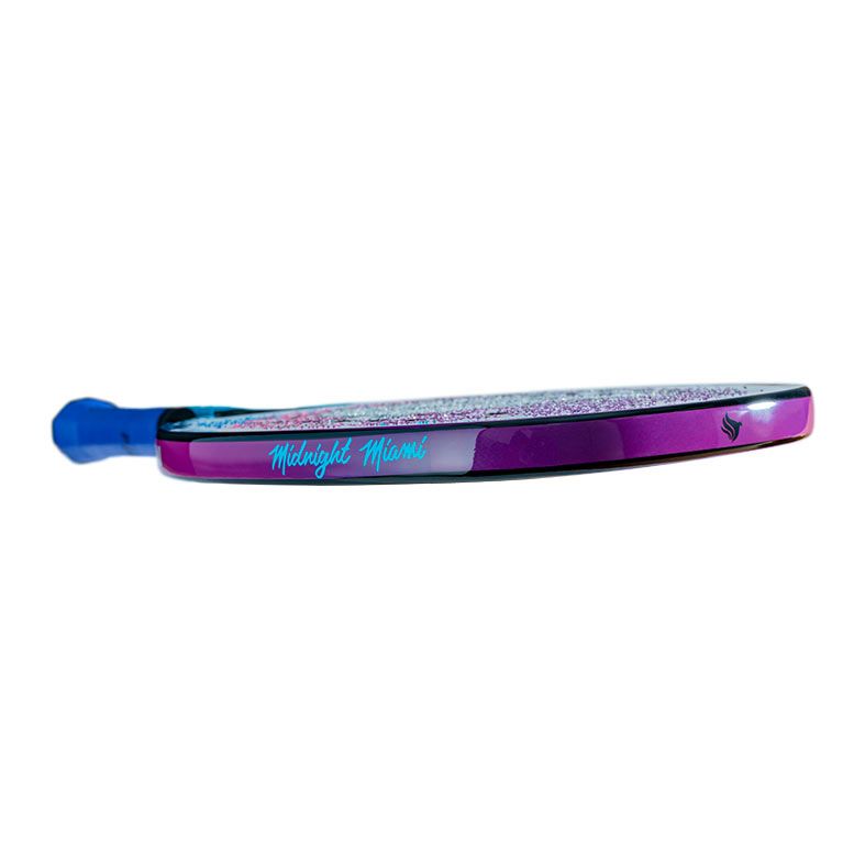 Raquete de Beach Tennis Pichau Midnight Miami 18K Carbon 26 Furos, PES-RKT18-MM