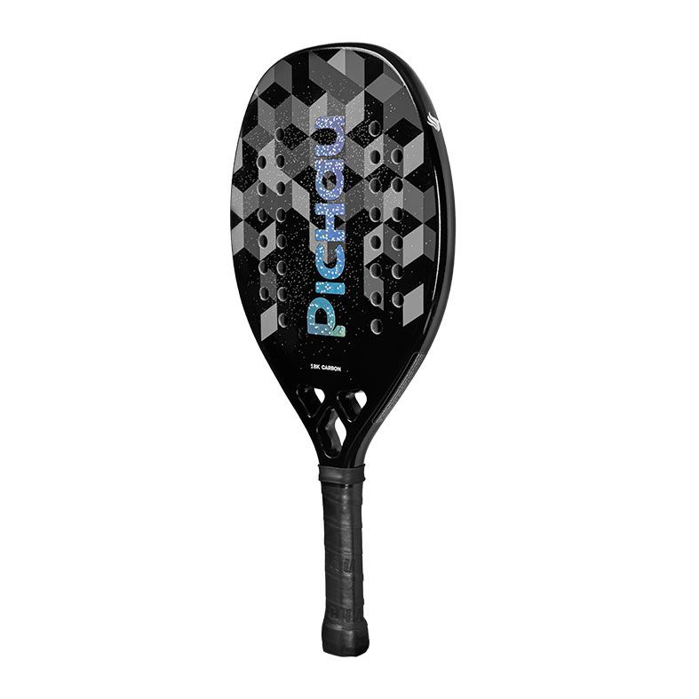Raquete de Beach Tennis Pichau Nocturne Bay 18K Carbon 28 Furos, PES-RKT18-NCT