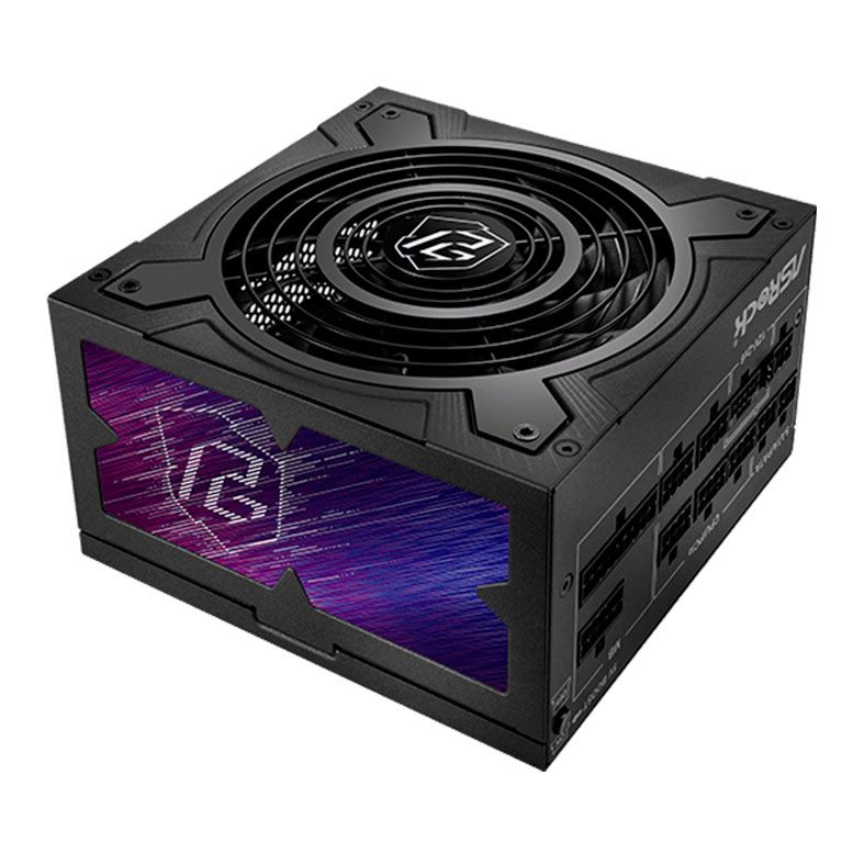 Fonte ASRock Phantom Gaming, 1000W, 80 Plus, Gold, Cybenetics Gold, Full Modular, ATX 3.1, PCIe 5.1, Preto, PG-1000G