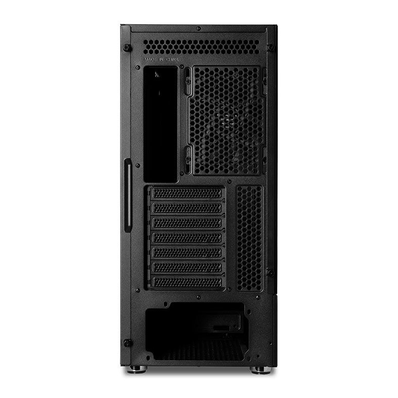 Gabinete Gamer Pichau Alcor II, Mid-Tower, Lateral de Vidro, Com 1 Fan, Preto, PG-ACR-BL02