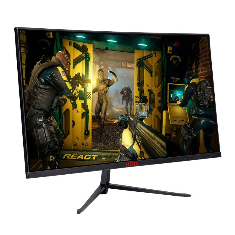 Monitor Gamer Pichau Athen V2, 23.8 Pol., VA, Curvo, Full HD, 1ms, 165Hz, FreeSync, HDMI/DP, PG-ACV24-BL02