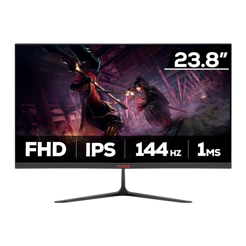 Monitor Gamer Pichau Athen V3 Neo, 23.8 Pol, IPS, FHD, 1ms, 144Hz, HDMI/VGA, PG-ATH24V3NEO-BL01