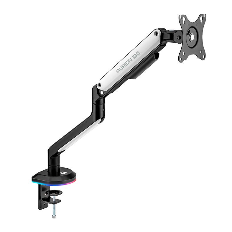 OPENBOX Suporte Articulado Para Monitor Pichau Aurion 100, RGB, 17 Pol. a 32 Pol., Preto e Branco, PG-AUR100-RGB01