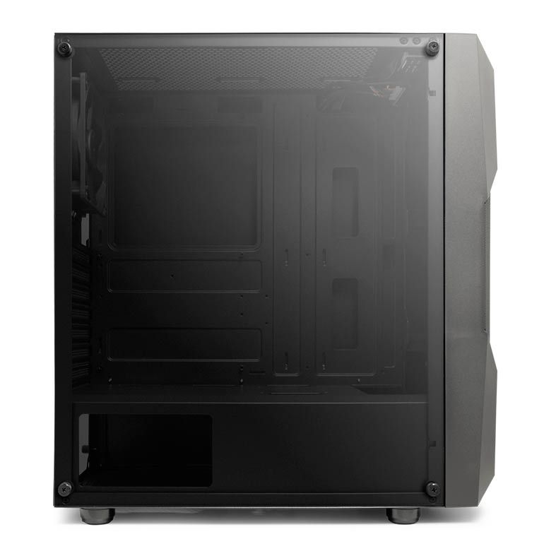 Gabinete Gamer Pichau Beholder Lateral Vidro Preto, PG-BHD-BL01