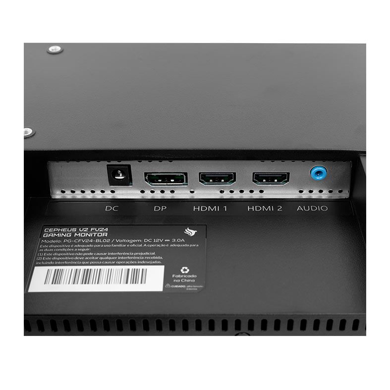 Monitor Gamer Pichau Cepheus V2, 24.5 Pol., IPS, Full HD, 1ms, 165Hz, Freesync, HDMI/DP, PG-CFV24-BL02