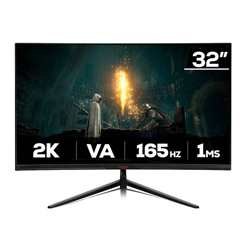 Monitor Gamer Pichau Cepheus V4S, 32 Pol, VA, 2K, 1ms, 165Hz, HDMI/DP, PG-CFV4S-BL02