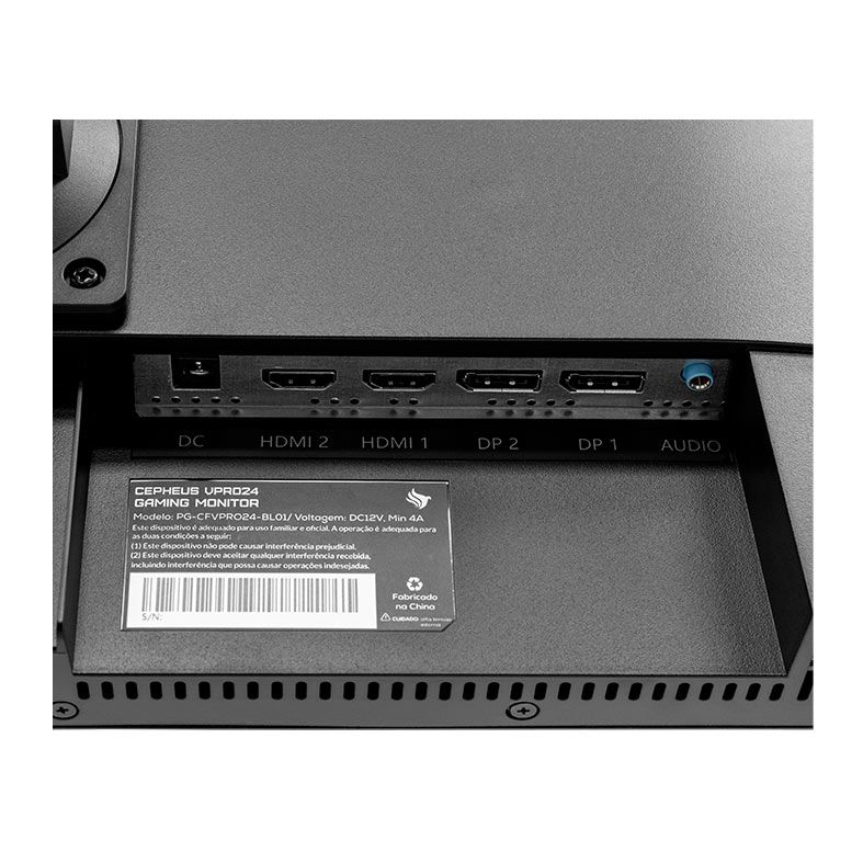 Monitor Gamer Pichau Cepheus VPRO24, 24.5 Pol., IPS, FHD, 1ms, 360Hz, FreeSync, PG-CFVPRO24-BL01