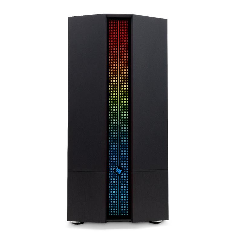 Gabinete Gamer Pichau Carrier II Lateral Vidro Temp RGB Preto, PG-CR02-BKRGB
