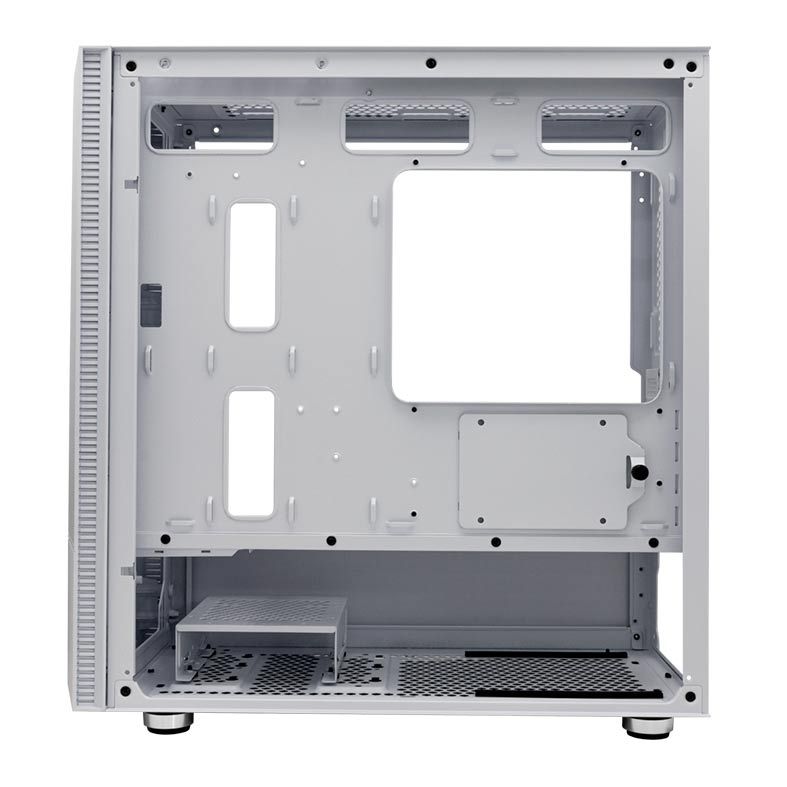 Gabinete Gamer Pichau Carrier II Lateral Vidro Temp RGB Branco, PG-CR02-WHRGB