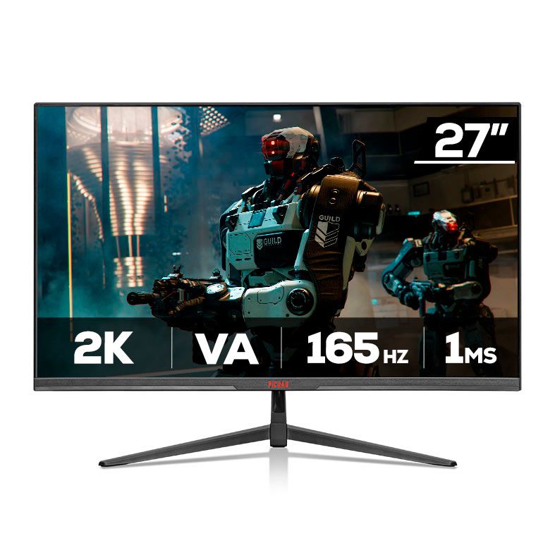Monitor Gamer Pichau Centauri Pulse 27B, 27 Pol, VA, 2K, 1ms, 165Hz, HDMI/DP, PG-CTR27B-BL02