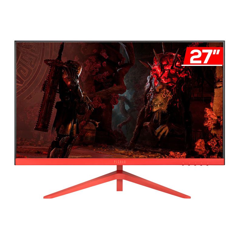 Monitor Gamer Pichau Centauri CR27R, 27 Pol, IPS, 2K, 1ms, 165Hz, FreeSync, HDMI/DP, PG-CTRR-RED01