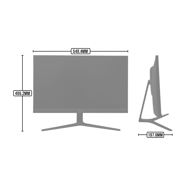 Monitor Gamer Pichau Centauri SPRO24, 24 Pol., IPS, FHD, 1ms, 280Hz, FreeSync/G-Sync, HDMI/DP, PG-CTSP24-BL01