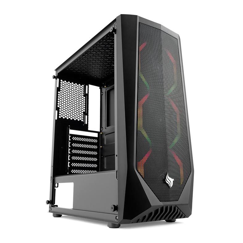 Gabinete Gamer Pichau Darth Vidro Temp Preto, PG-DA01-FL
