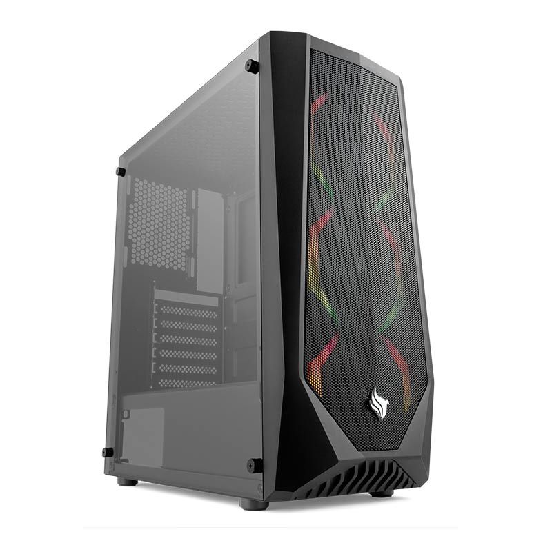 Gabinete Gamer Pichau Darth Vidro Temp Preto, PG-DA01-FL
