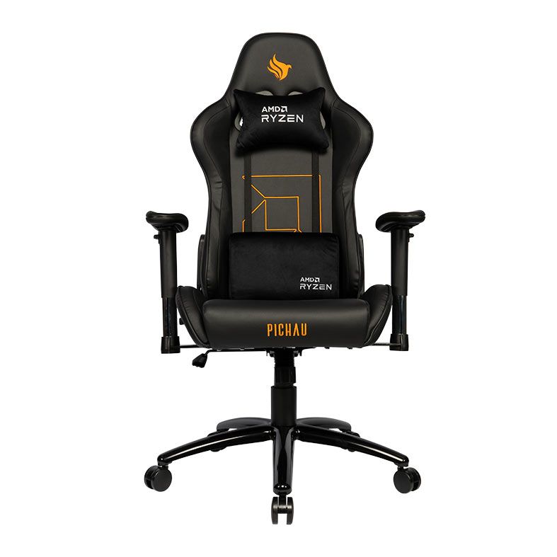 Cadeira Gamer Pichau Donek S AMD, Preta, PG-DNKS-AMD01