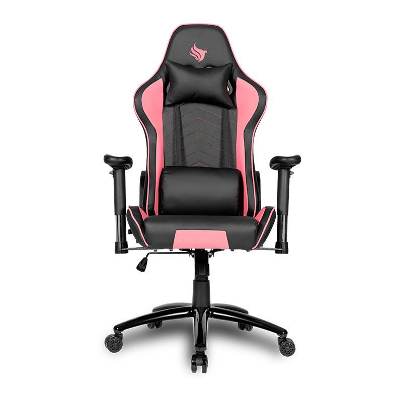 Cadeira Gamer Pichau Donek S, Preta e Rosa, PG-DNKS-BKPK