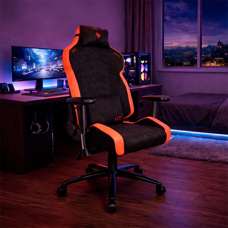 Cadeira Gamer Pichau Donek V2, Preto e Vermelho, PG-DNKV2-BKR01