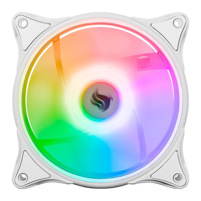 OPENBOX Kit Ventoinhas Pichau Dual Ring P1, ARGB, 3x120mm, Branca, PG-DRP-WH01