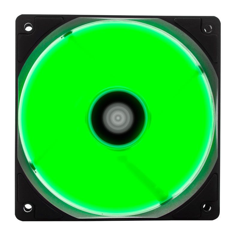 Ventoinha Pichau Gaming Feather X Led Verde, PG-FX120-GREEN
