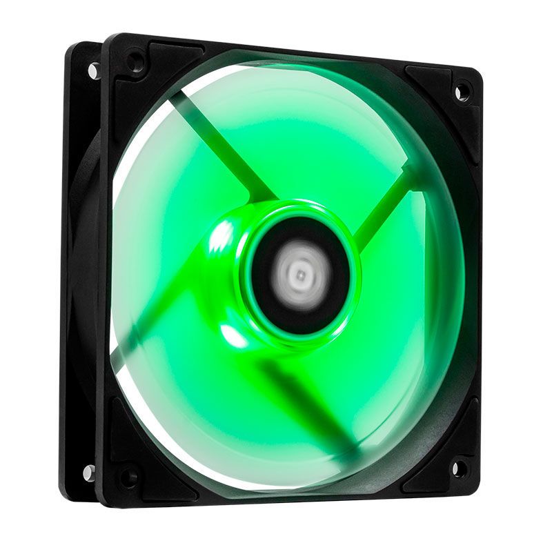 Ventoinha Pichau Gaming Feather X Led Verde, PG-FX120-GREEN