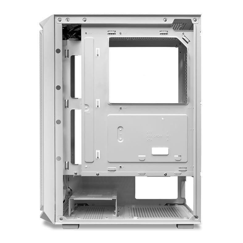 Gabinete Gamer Pichau Gadit 2B, Mid-Tower, Lateral de Vidro, Com 3 Fans, Branco, PG-G2B3F-WH