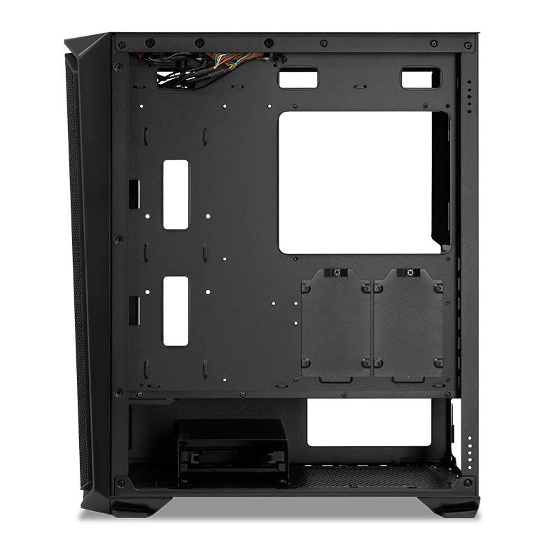 Gabinete Gamer Pichau Gadit 2 RGB, Mid-Tower, Lateral de Vidro Temperado, Com 3 Fans, Preto, PG-GDT-02RGB