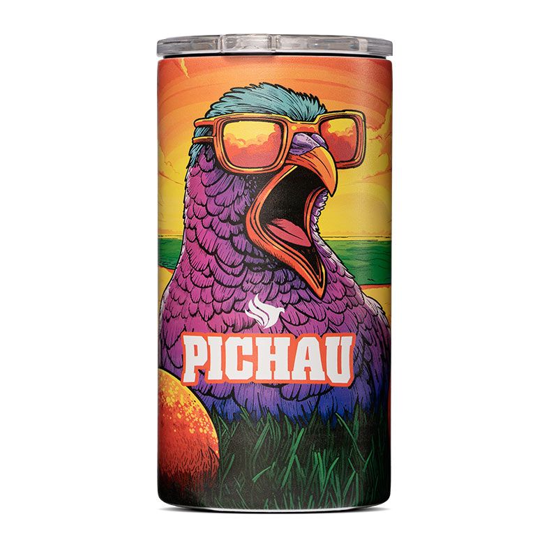 Copo Porta-Lata Termico Pichau HR200, 453ml, Tropical, PG-HR200-OG01