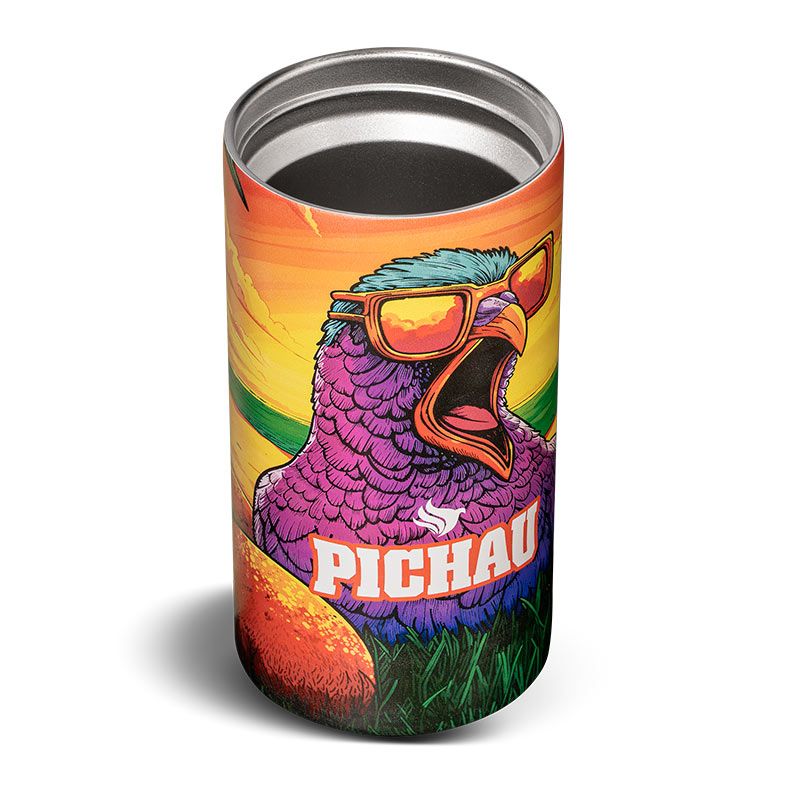 Copo Porta-Lata Termico Pichau HR200, 453ml, Tropical, PG-HR200-OG01