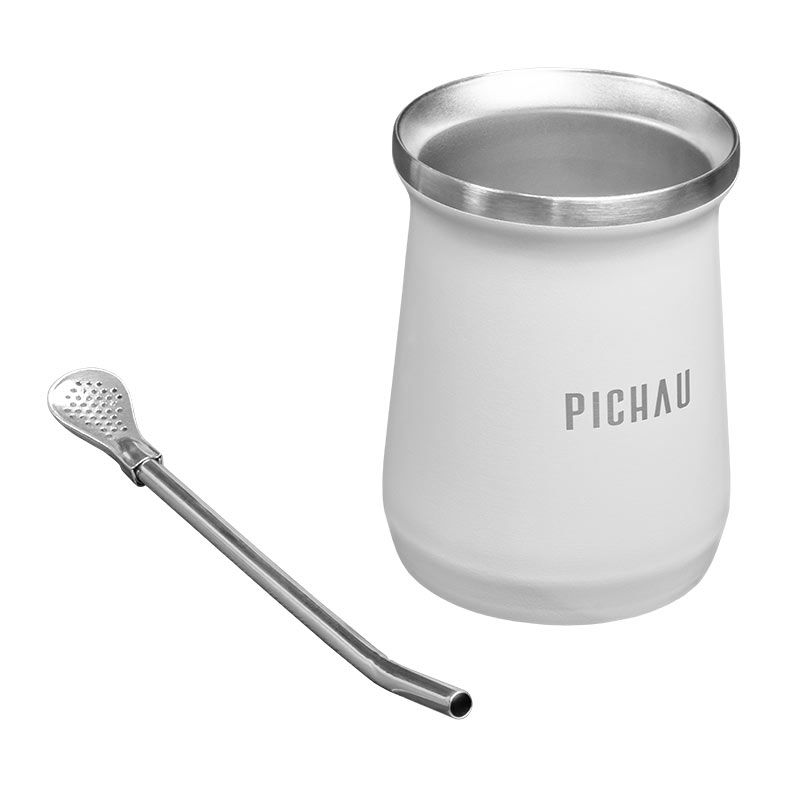 Cuia Mate Pichau HR60, 236ml, Branco, PG-HR60-WH01
