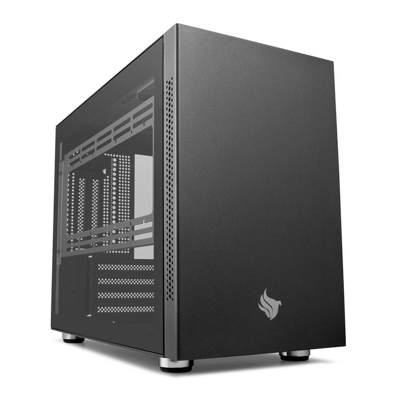 Gabinete Gamer Pichau HX100 Glass Lateral De Vidro Preto, PG-HX1-G01