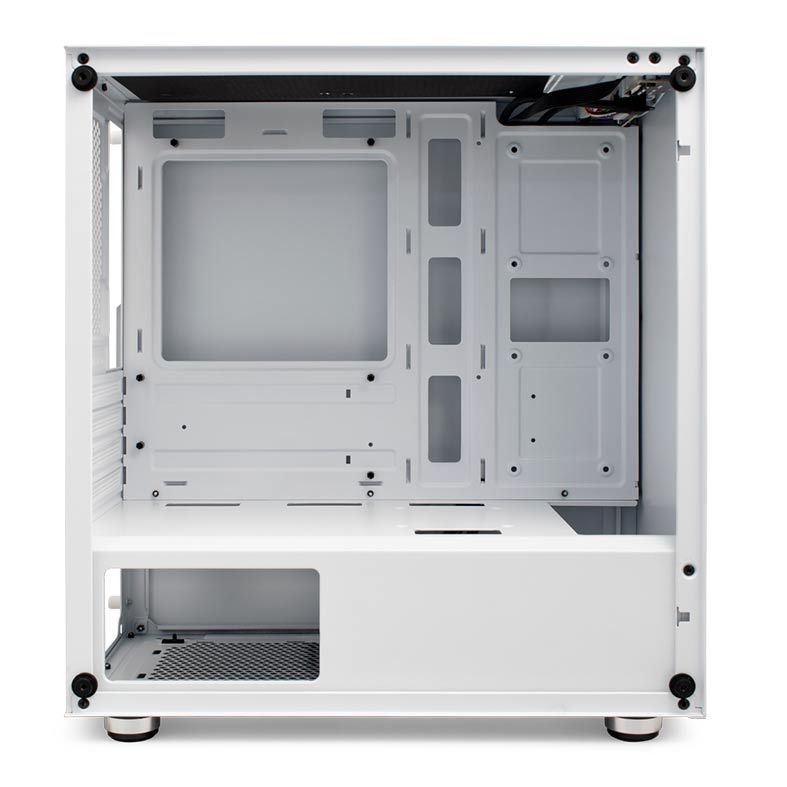 Gabinete Gamer Pichau HX300 White Lateral Vidro, PG-HX3-W01