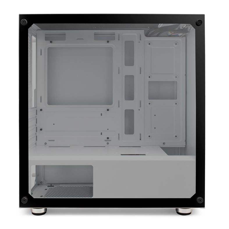 Gabinete Gamer Pichau HX300 White Lateral Vidro, PG-HX3-W01