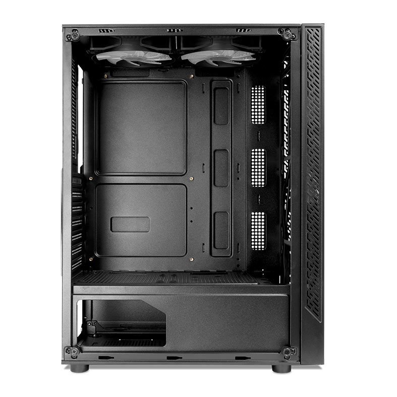 Gabinete Gamer Pichau HX310, Mid-Tower, Lateral de Vidro, Com 2 Fans, Preto, PG-HX310-BK-2F