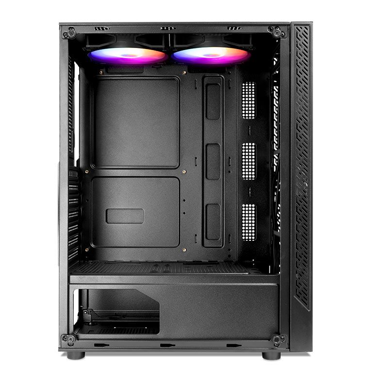 Gabinete Gamer Pichau HX310, Mid-Tower, Lateral de Vidro, Com 2 Fans, Preto, PG-HX310-BK-2F