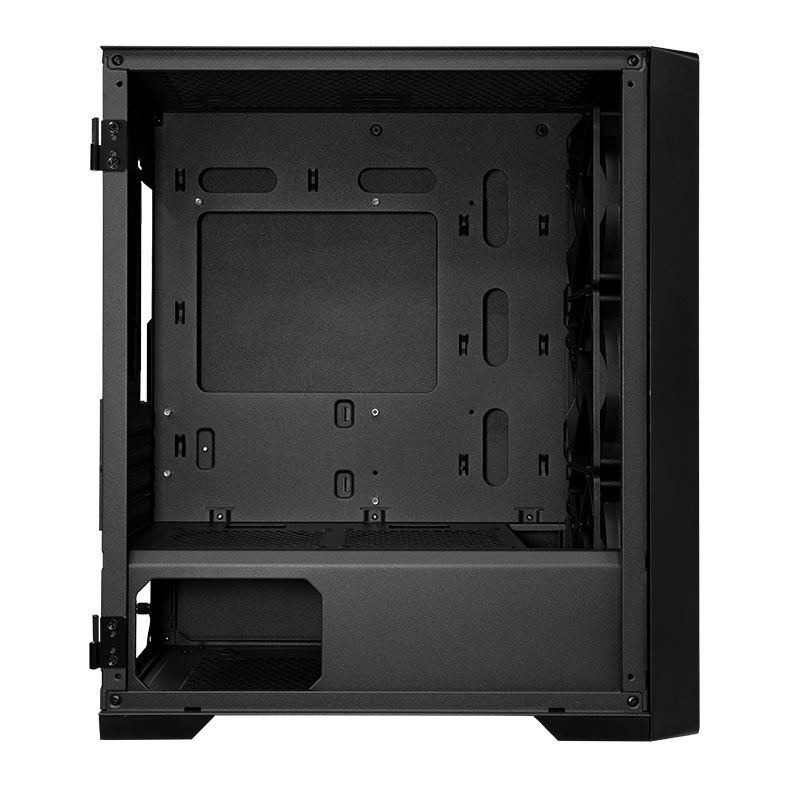 Gabinete Gamer Pichau HX550 B, Mid-Tower, Lateral de Vidro, Com 3 Fans, Preto, PG-HX55-BK01
