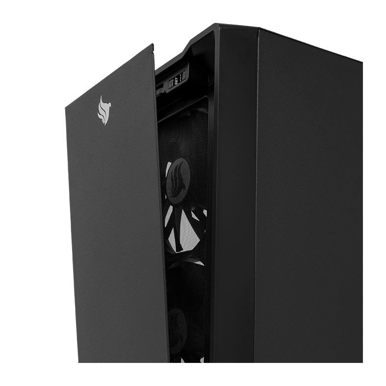 Gabinete Gamer Pichau HX550 B, Mid-Tower, Lateral de Vidro, Com 3 Fans, Preto, PG-HX55-BK01