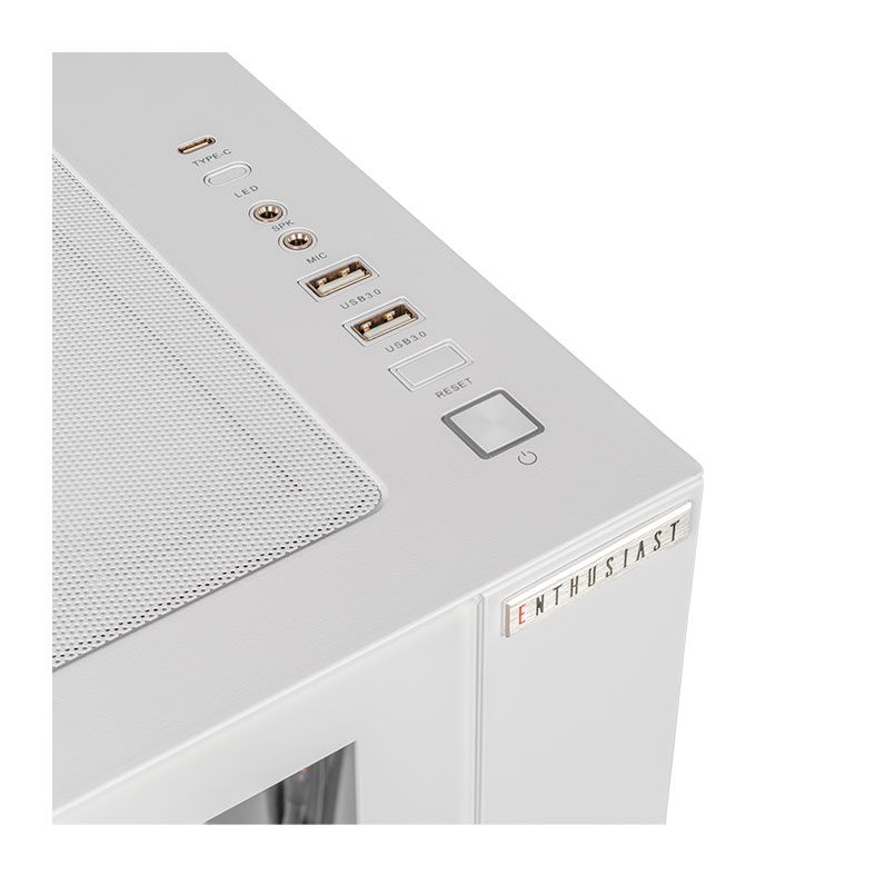 Gabinete Gamer Pichau HX700A Enthusiast Edition, Mid-Tower, Lateral de Vidro, Branco, PG-HX7A-WH01