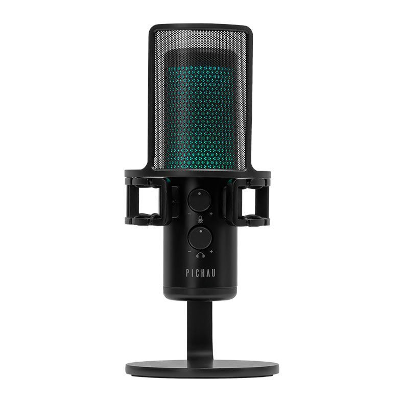 OPENBOX Microfone Pichau Izar Pro PFT, RGB, USB, Preto, PG-IZRPFT-RGB01