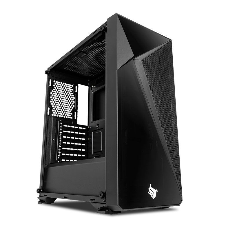 Gabinete Gamer Pichau Lark Vidro Temp Preto, PG-LK-01